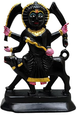 Lord KAAL – Das Geheimnis des Dschungels Bhairava Hindu Deity God Religiöse Statue Marmor Kal Bhairab Statue Diwali
