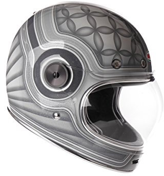 Bell Powersports Bullitt Motorradhelm, Schwarz (Chemical Candy Grau), XS
