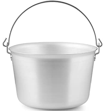 Baldassare Agnelli Kessel-Polenta mit Griff Bügel Dicke 3 mm 40 cm