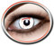 Zoelibat Eyecatcher Motivlinsen - White Slash m34 - farbige 3-Monats-Kontaktlinsen - Weiß Rot zu Vampir Grusel Halloween Kostüm