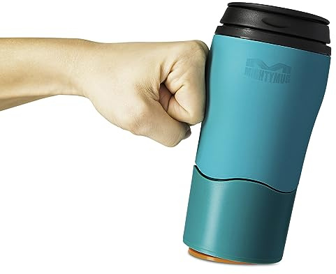 Mighty Mug Dexam, Plastique, Vert/Bleu, 6x6x15 cm