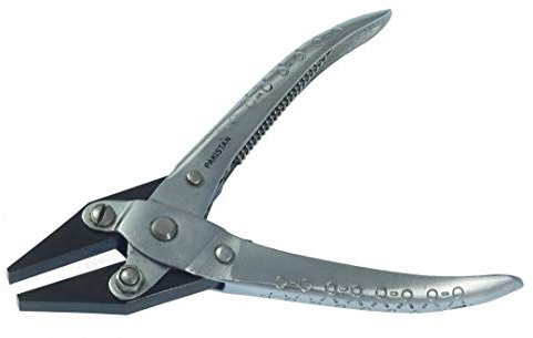 Mazbot Smooth Flat Jaw Parallel Pliers - Needle-Nose Pliers - Adults - 5.5 Inches