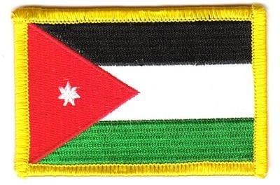Flaggen Aufnäher Patch Jordanien Fahne Flagge NEU