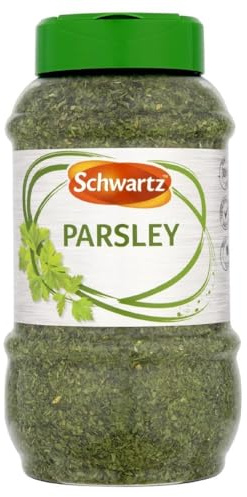 Schwartz Herbs Dried Parsley, Light and Fresh Flavoured Herb Seasoning for Fish and Salads, 0.095 kg | Adds light, fresh flavor to fish and salads, offering professional kitchens an essential seasoning to elevate dishes.