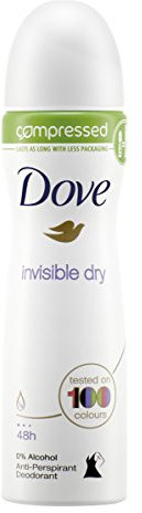Dove compressed Deospray invisible dry, Antitranspirant, 2x75 ml