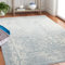 Safavieh Mcr4571d Adirondack Collection Adr109t Ardoise et Ivoire Oriental Vintage Vieilli Zone Tapis, Polypropylène, Slate and Ivory, 4' x 6'
