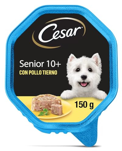 Cesar Vital 10 plus Hundefutter mit Huhn und Reis in Gelee, 150 g