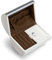 Philippi Design Donatella Mini Schmuckbox weiß 128065 - aus weißem echten Leder mit Samt