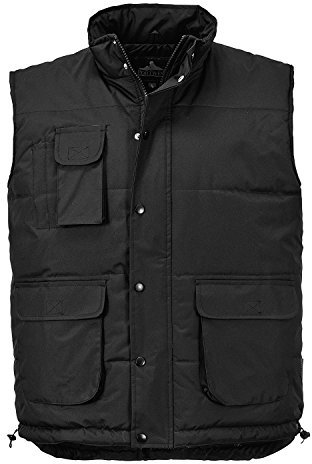 Portwest Classic Bodywarmer, Size: XS, Colour: Black, S415BKRXS