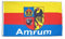 Flaggenfritze Fahne/Flagge Deutschland Stadt Amrum mit Schrift + gratis Sticker
