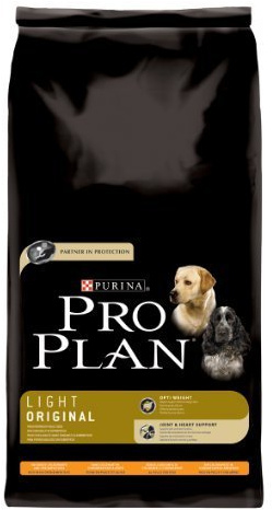 Pro Plan Dog Light Original Hundefutter Huhn und Reis, 1 Packung (1x 14 kg)
