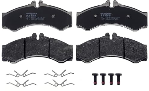 TRW GDB1288 Bremsbelagsatz 4-Teilig für Mercedes-Benz Sprinter 3-T Pristsche/Fahrgestell (B903) 1995-2012 Vorderachse, Hinterachse und Andere Fahrzeuge | Kompatibel mit: MERCEDES-BENZ SPRINTER 2-t Bus, SPRINTER 2-t Kasten, SPRINTER 2-t Pritsche/Fahrgestell, SPRINTER 3-t Bus