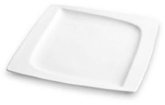 Fade 47844 Maison Carlotta Coup Piatto Piano, Dim. 26x26 Cm, New Bone China, Bianco