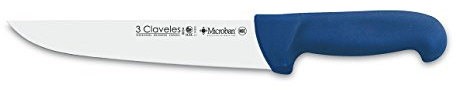 3 Claveles Cuchillo Carnicero Proflex, Acero Inoxidable, Azul, 24 cm-9.5