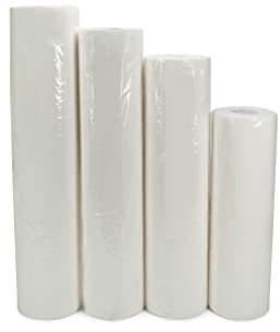 MEDI-INN Ärzterollen 2-lagig 9 Rollen | hochwertige weiße Liegenabdeckung | perforierte Papierrolle | Ideal für Krankenhäuser, Praxen, Tattoostudios (55 cm x 50 m)