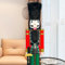 ECOM-CDL - Schiaccianoci gigante in legno da 1,2 m/1,5 m/1,8 m, re/soldato 5 feet Soldato rosso K06