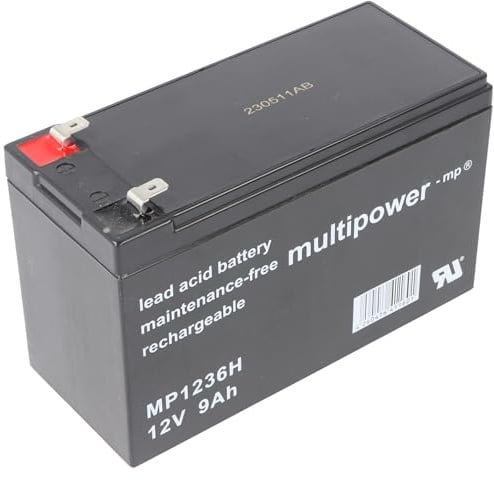 MP1236H Multipower Blei Akku 12 Volt 9000mAh