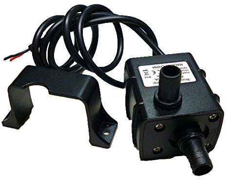 Anself Ultra-Silenzioso Mini DC12V Micro Pompa Acqua Olio Impermeabile Sommergibile Fontana Acquario di Circolazione 240L / H 5W Ascensore 3 Metri 0 - 100