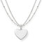 Thomas Sabo Damen Kette Love Bridge Herz 925 Sterling Silber LBKE0004-001-12-L45v