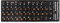 'Gazechimp Russian Letters Keyboard Sticker for 10-17 Laptop PC Orange Keyboard Cover – Keyboard Stickers