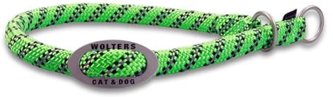 Wolters Schlupfhalsband Everest reflektierend, Farbe:Lime/schwarz, Größe:30 cm x 9 mm