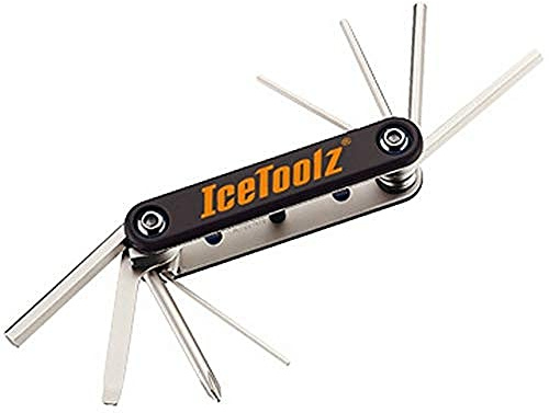 IceToolz Key Set Hex, Schwarz, M, 24092A1