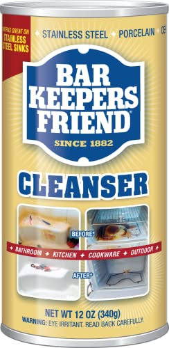 Bar Keepers Friend Cleanser & Polish: 12 OZ