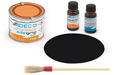 wellenshop Schlauchboot Reparaturset Adeco Schwarz