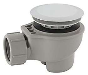 Geberit 150.689.21.1 Sifone per Doccia con Piletta, Grigio