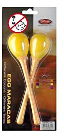 STAGG 1Paar Egg Maracas gelb