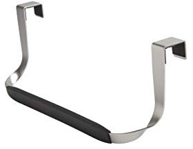Umbra Schnook Tür-Handtuchstange, Schwarz/Nickel