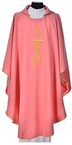 Holyart Casula Rosa 100% Poliestere XP pani e Pesci