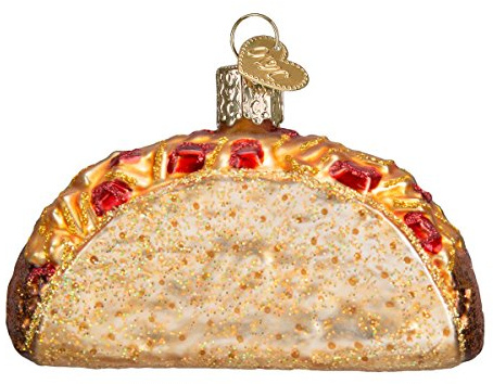 Old World Christmas Ornaments: Taco Glass Blown Ornaments for Christmas Tree (32084)