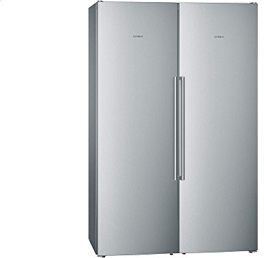 Siemens KA99NAI35 Side-by-Side, 186 cm de hauteur, 309 kWh par an, réfrigérateur de 346 litres et partie congélateur de 237 l, la technologie noFrost contre la formation de glace et de pneus, de sorte