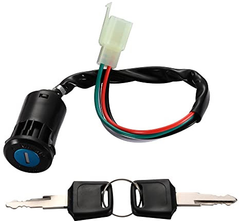 GOOFIT 4 broche d'allumage commutateur de touche Remplacement pour le chinois fait 50cc 70cc 90cc 110cc vélo de poche vélo de la moto ATV 125cc ATV
