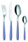 EME POSATERIE Set di Posate da Tavola Caribe Lilla 65 in acciaio inox 18/0, Nichel free, per 6 persone, 24 pezzi
