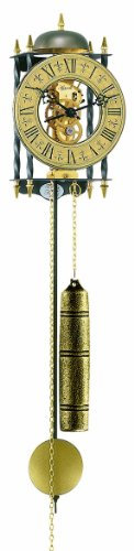 Hermle Klassische 8-Tage-Wanduhr mit Kettenantrieb mit Glockenschlag auf der Stunde 70504-000701