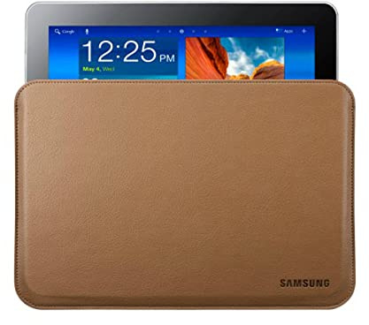 Samsung Original - Funda de cuero (EFC-1B1L) para Samsung Galaxy Tab 10.1 und 10.1N, camel-Marrón