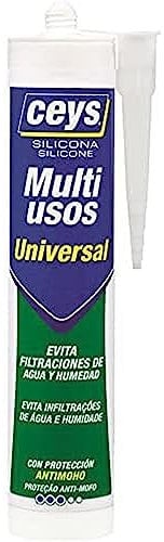 CEYS - Silicona universal multiusos - Evita filtraciones de agua y humedad - Antimoho - 280 ML