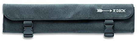 F. DICK Messer-Set 6-teilig inkl. Rolltasche (Kochmesser aus Premier Plus + Superior, Küchenmesser inkl. Wetzstahl + Fleischgabel, Tasche aus Kunstfaser-Material abwaschbar) 81067000