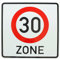 Original Verkehrszeichen 274.1 30 Zone Geburtstagsgeschenk Zonenschild Straßenschild Schilder Verkehrsschilder Straßenschilder Hinweisschild RA1