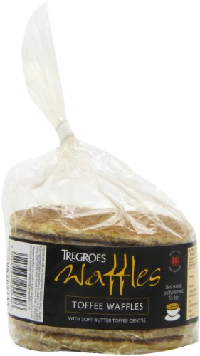 Tregroes Waffles Butter Toffee Waffles 270 g (Pack of 4)