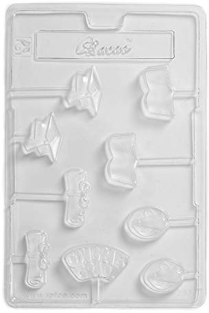 Cacao | Graduation Lollies Chocolate Mould 9 Cavity