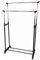 Kleiderständer 86x42x170cm Schuhablage rollbar höhenverstellbar Garderobenständer