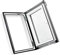 AFG Dachausstieg PVC Skylight Premium Warmdach 55 x 98 mit Eindeckrahmen Dachausstiegsfenster