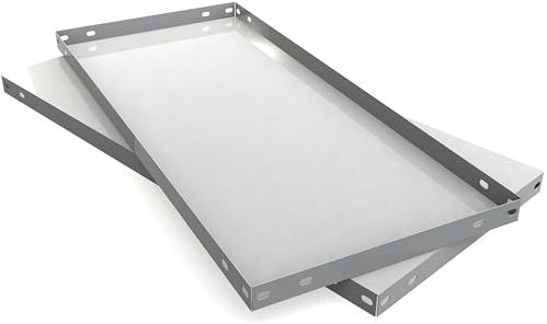 Simon Rack Bandeja Metálica Estantería, 1 Unidad, 900x400x35mm, Blanco