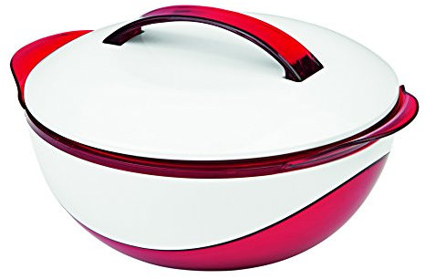 GOURMETmaxx, Plastik Edelstahl, rot/weiß, 21x11x20 cm