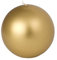 80 mm Durchmesser Kugel Kerze gold glänzend Kugelkerzen Kugel