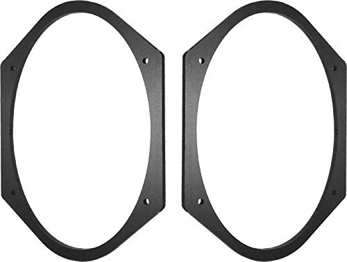 5x7 / 6x8 Speaker Spacers Depth Extender Extending Rings - 1/4 thick - 1 Pair - SSK68 - Stackable - Perfect For Framing Fiberglass Enclosures