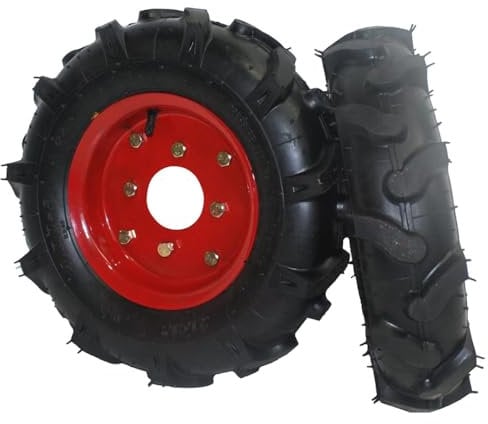 Bricoferr Par de Ruedas Agrícolas 400x8